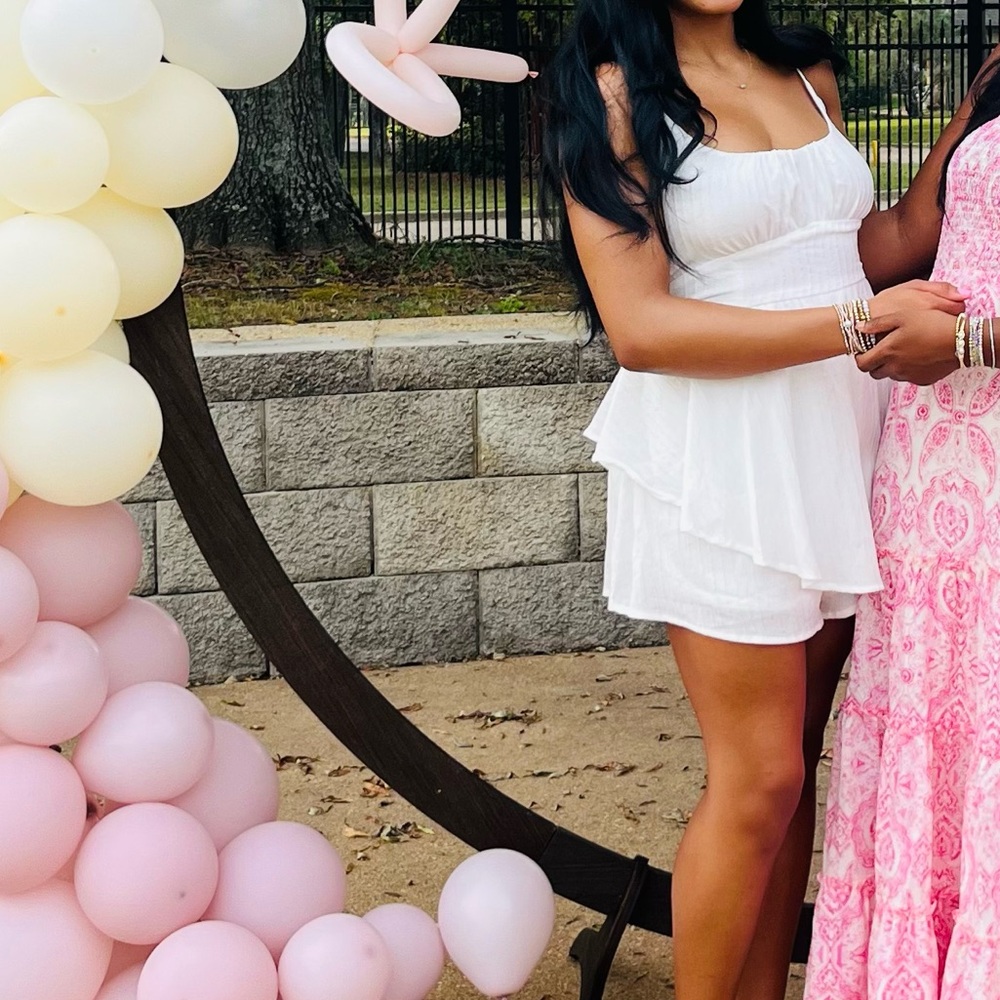 Altar'd State White Ruffle Dress - Picture 2 of 2